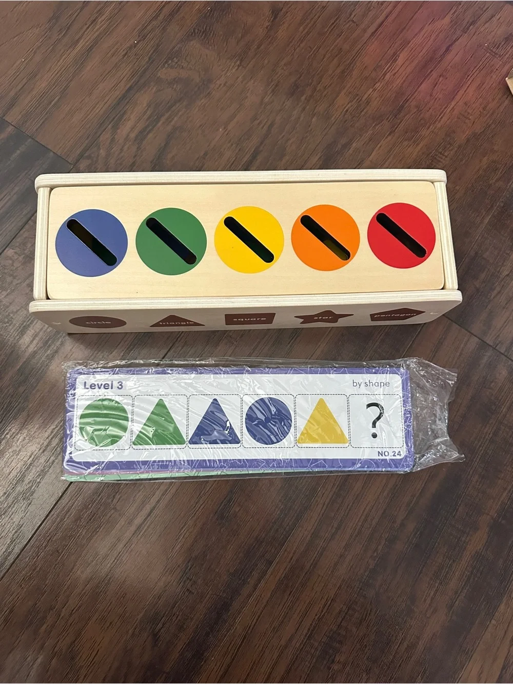 2 Montessori Wooden Learning Toys Bundle – Shape Sorting Box & Magnetic Dress-Up